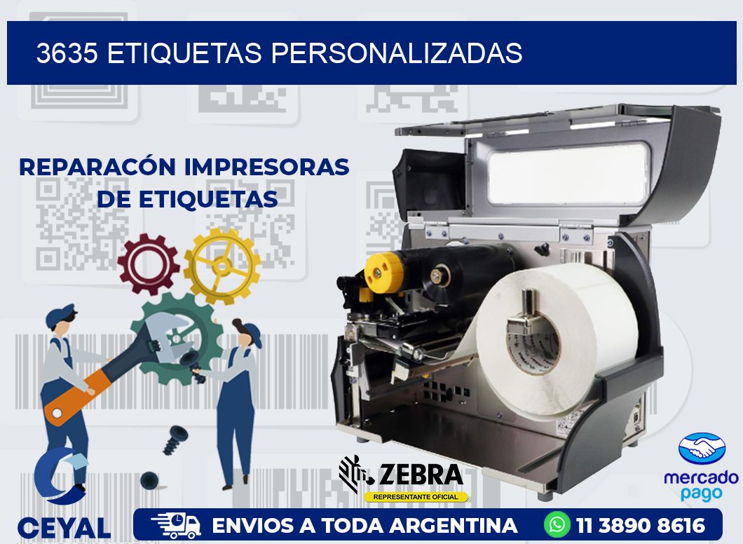 3635 ETIQUETAS PERSONALIZADAS