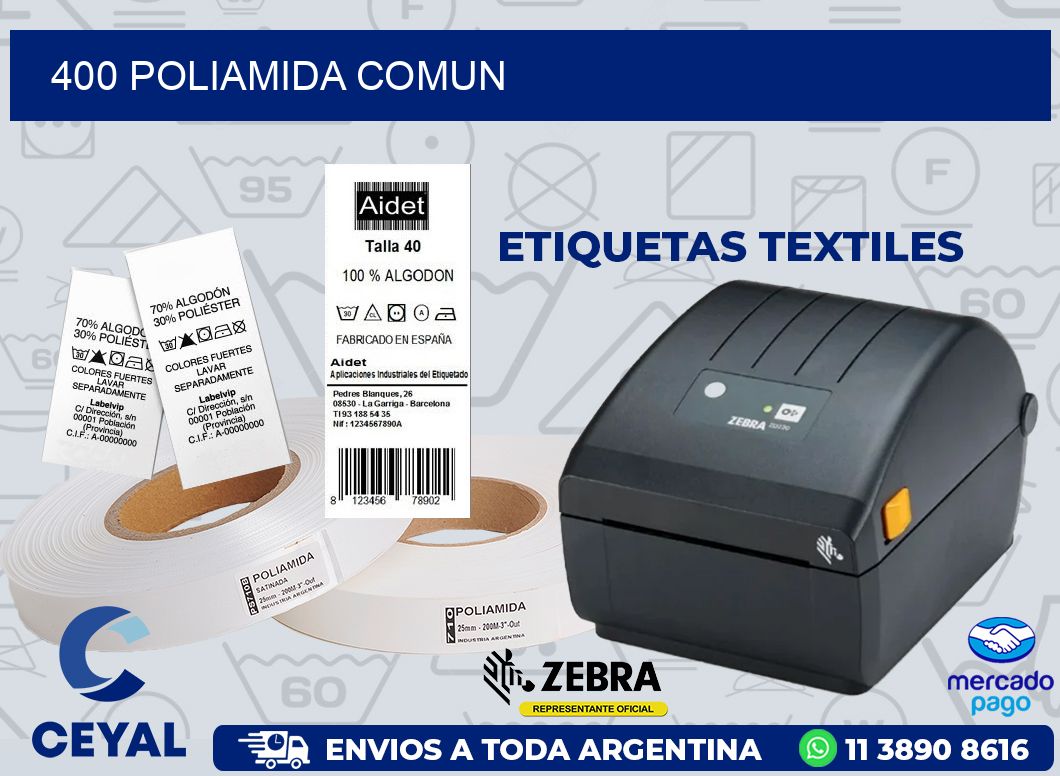 400 POLIAMIDA COMUN