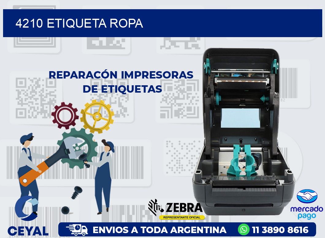 4210 ETIQUETA ROPA