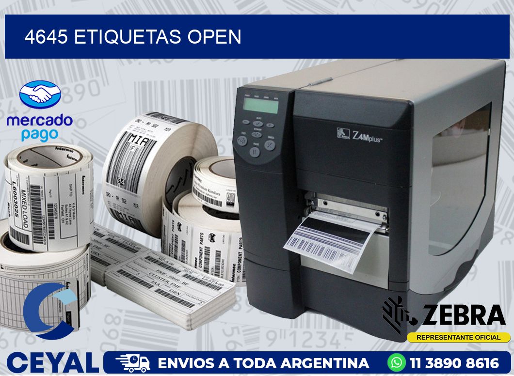 4645 ETIQUETAS OPEN
