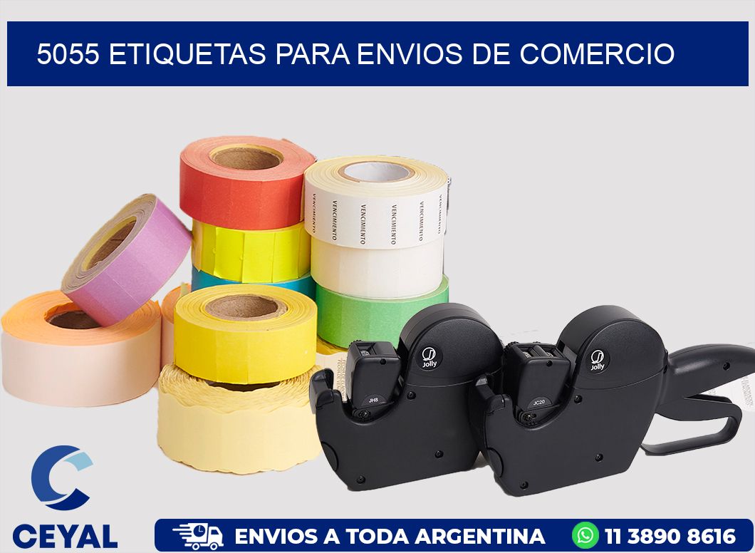 5055 ETIQUETAS PARA ENVIOS DE COMERCIO