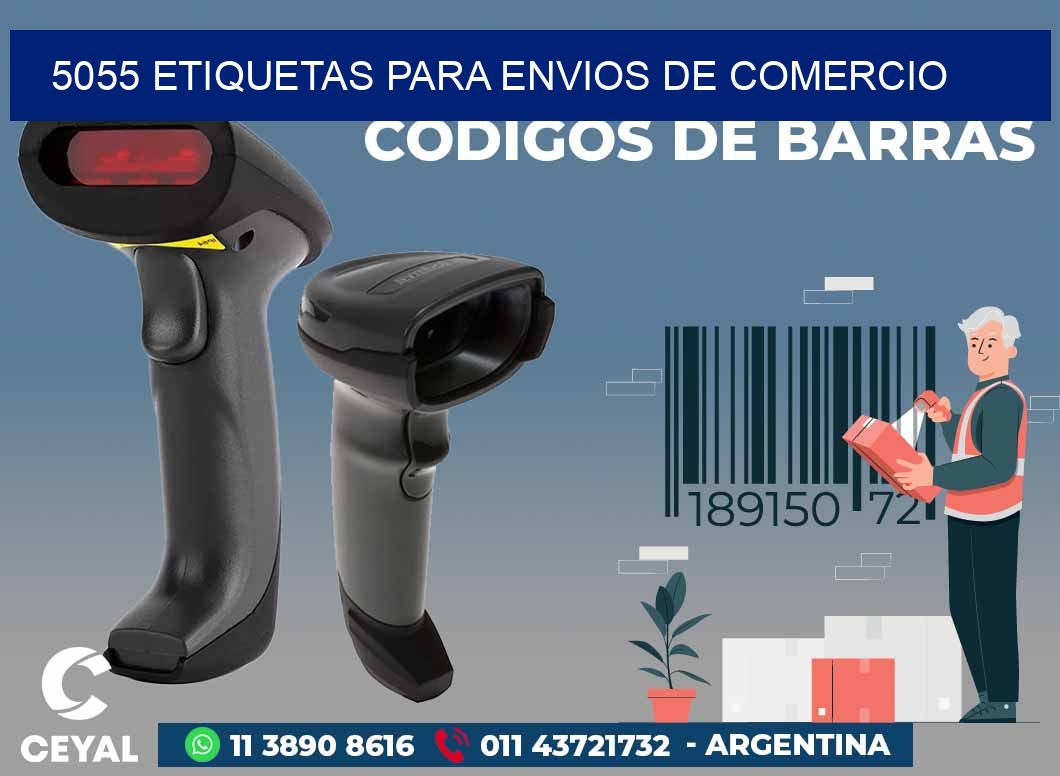 5055 ETIQUETAS PARA ENVIOS DE COMERCIO