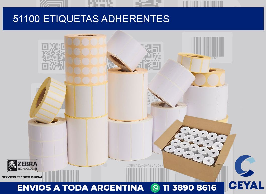 51100 ETIQUETAS ADHERENTES