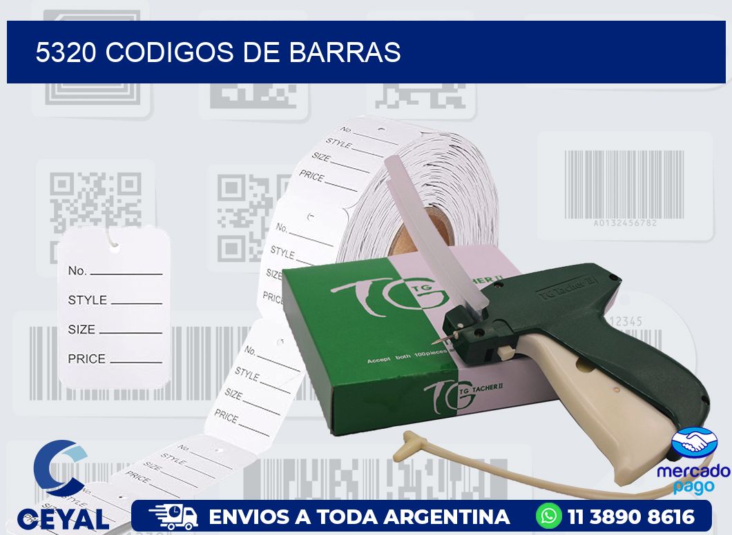 5320 CODIGOS DE BARRAS