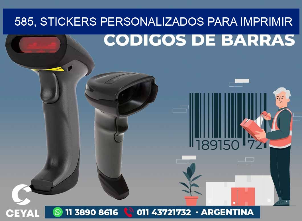 585, stickers personalizados para imprimir