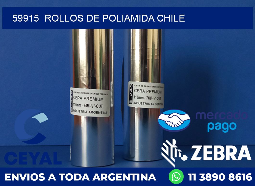 59915  ROLLOS DE POLIAMIDA CHILE