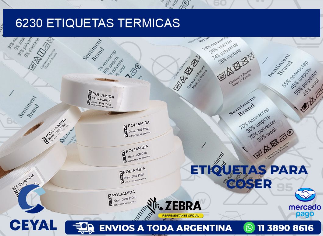 6230 ETIQUETAS TERMICAS