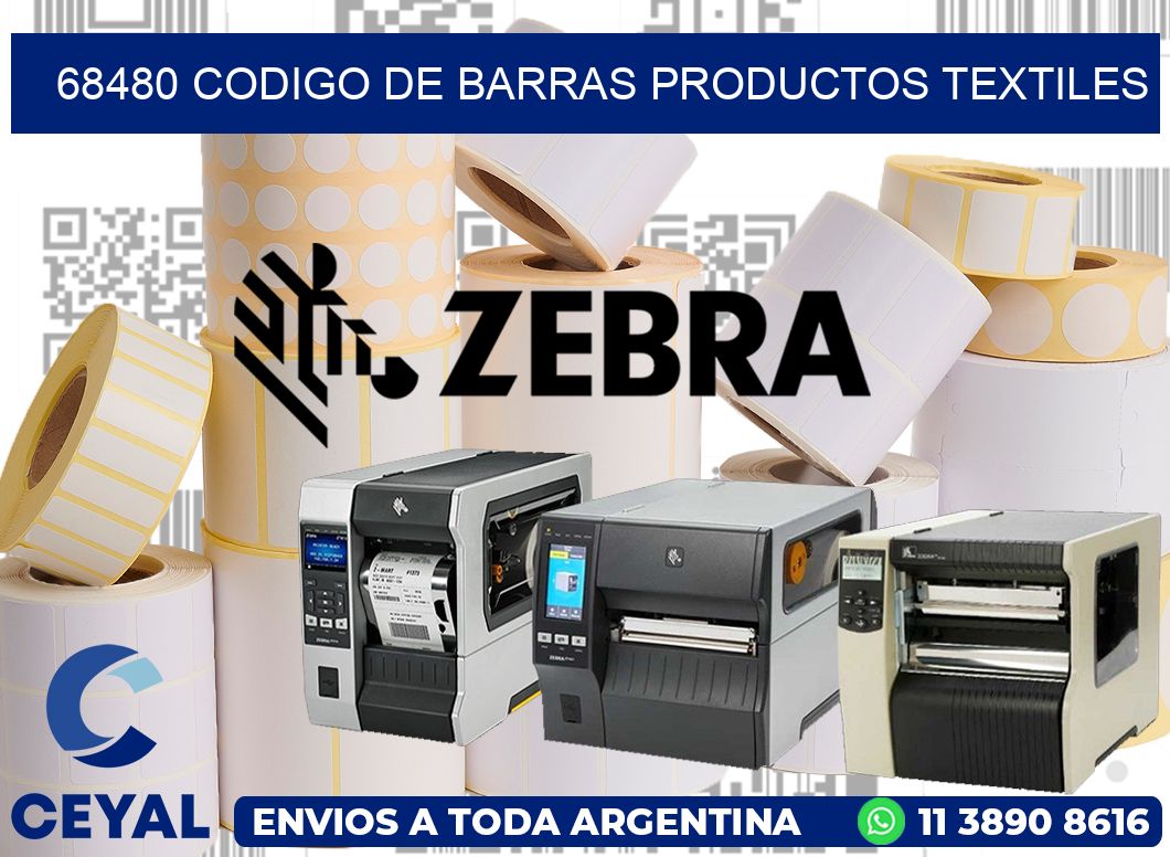 68480 CODIGO DE BARRAS PRODUCTOS TEXTILES