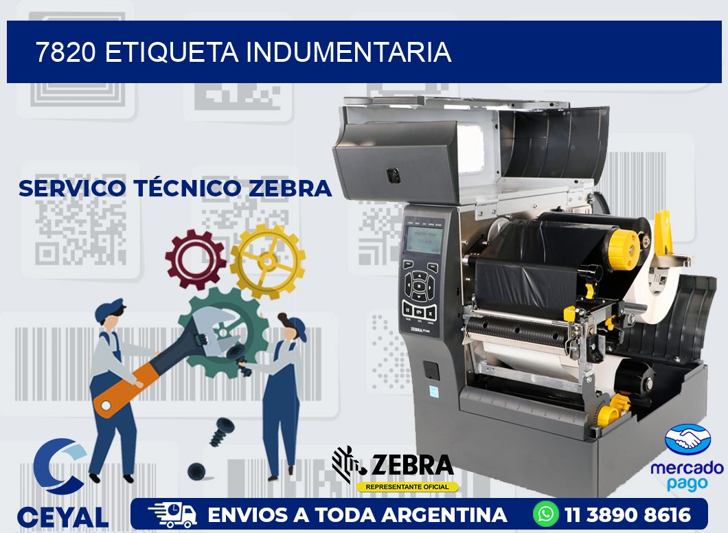 7820 ETIQUETA INDUMENTARIA