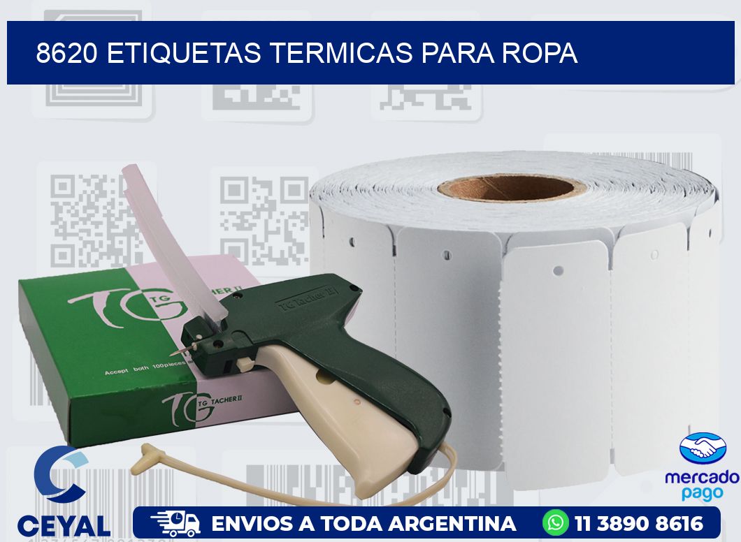 8620 ETIQUETAS TERMICAS PARA ROPA