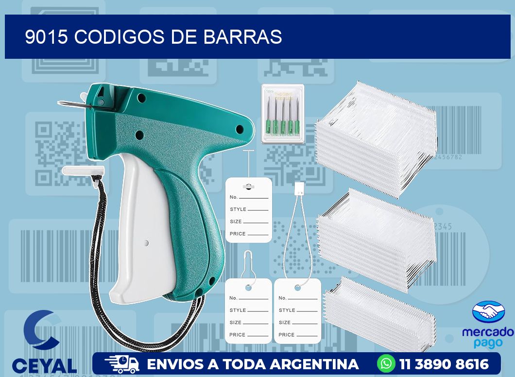 9015 CODIGOS DE BARRAS