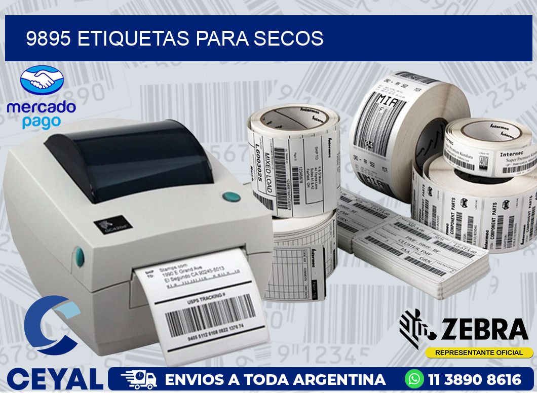 9895 ETIQUETAS PARA SECOS