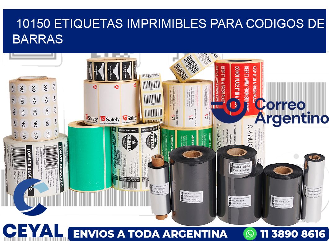 10150 ETIQUETAS IMPRIMIBLES PARA CODIGOS DE BARRAS