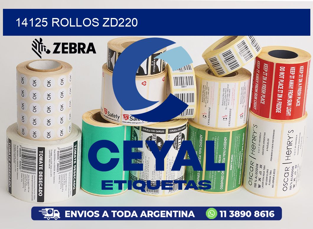 14125 ROLLOS ZD220