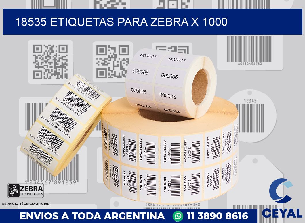 18535 etiquetas para zebra x 1000