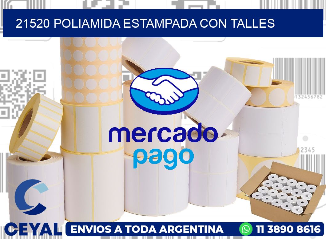 21520 POLIAMIDA ESTAMPADA CON TALLES