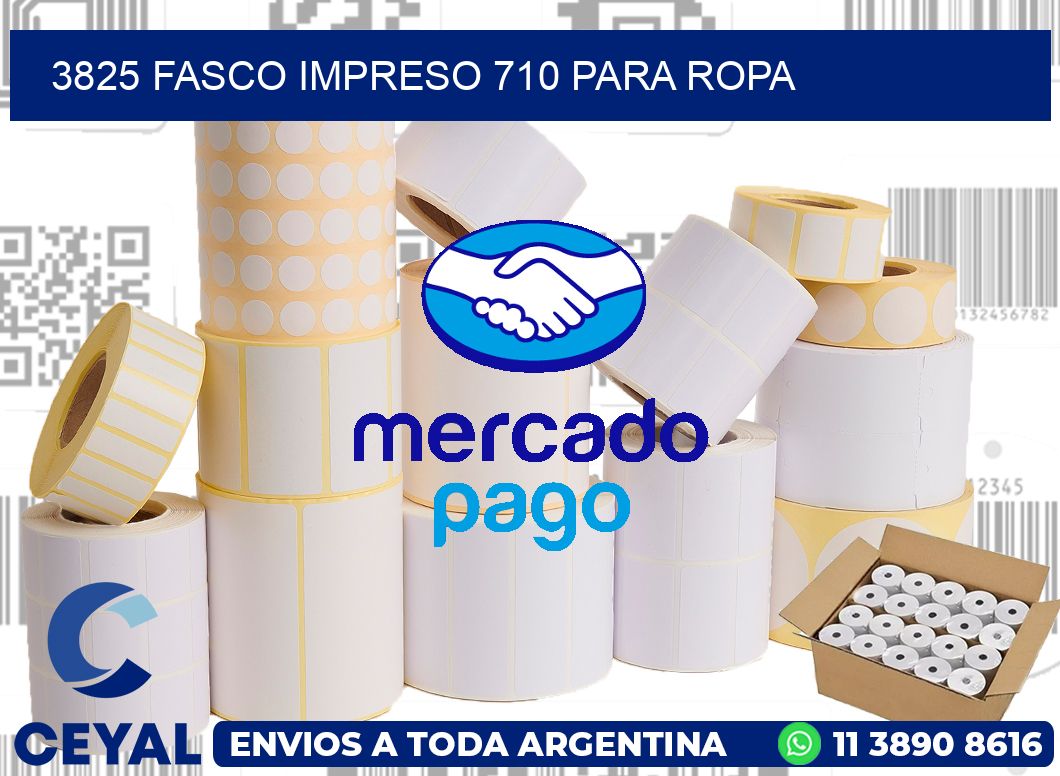 3825 FASCO IMPRESO 710 PARA ROPA