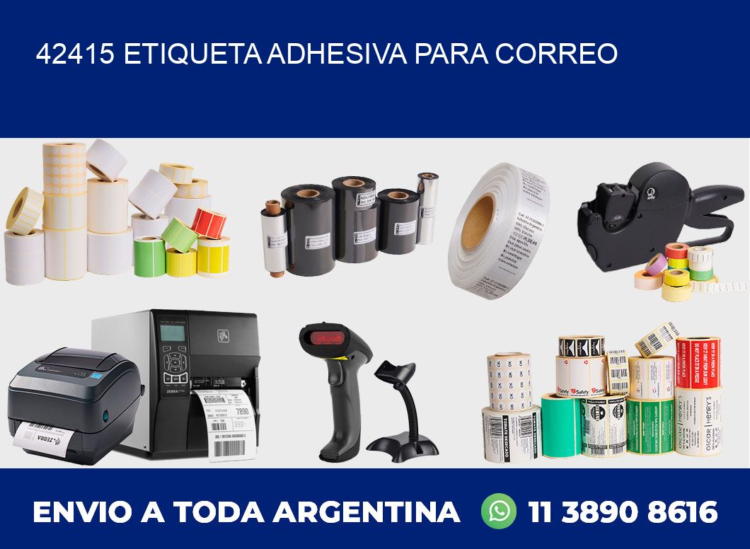 42415 ETIQUETA ADHESIVA PARA CORREO