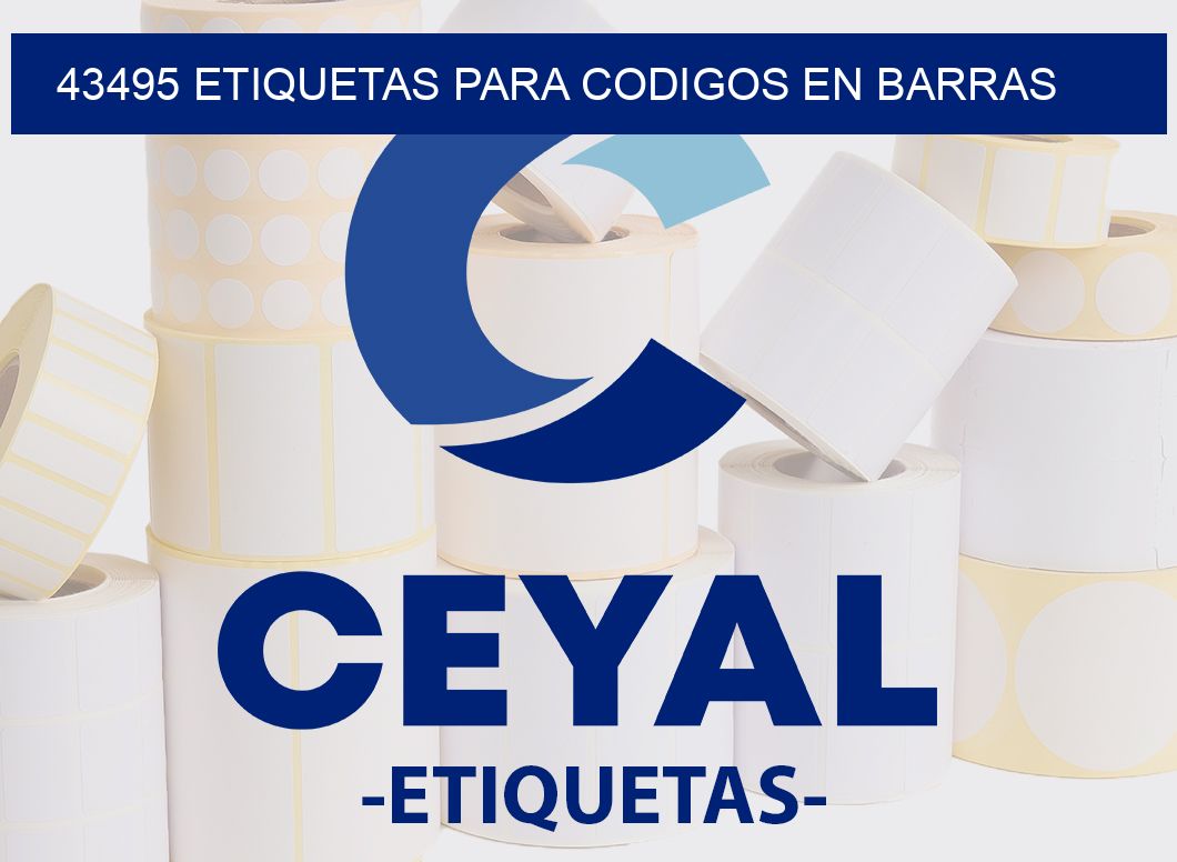 43495 ETIQUETAS PARA CODIGOS EN BARRAS