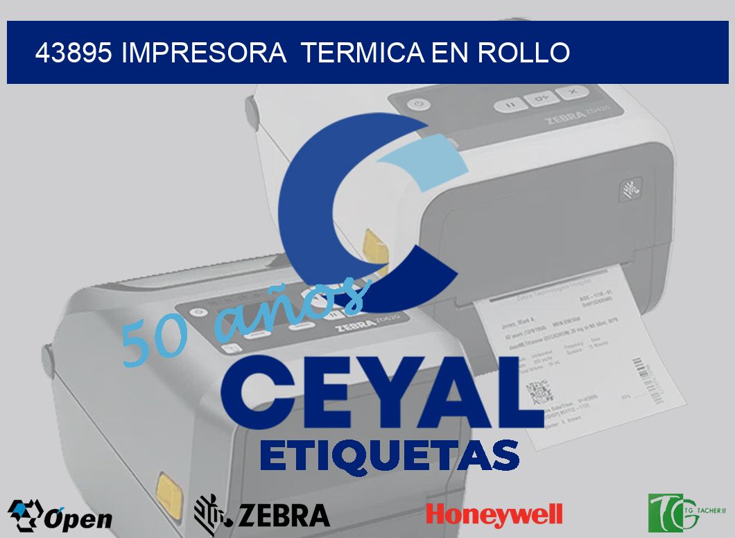 43895 impresora  termica en rollo