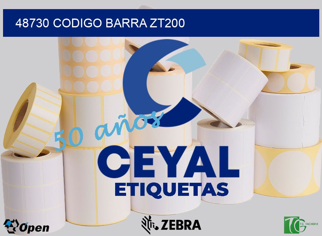 48730 CODIGO BARRA ZT200