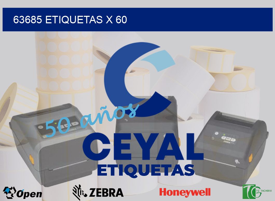 63685 Etiquetas x 60