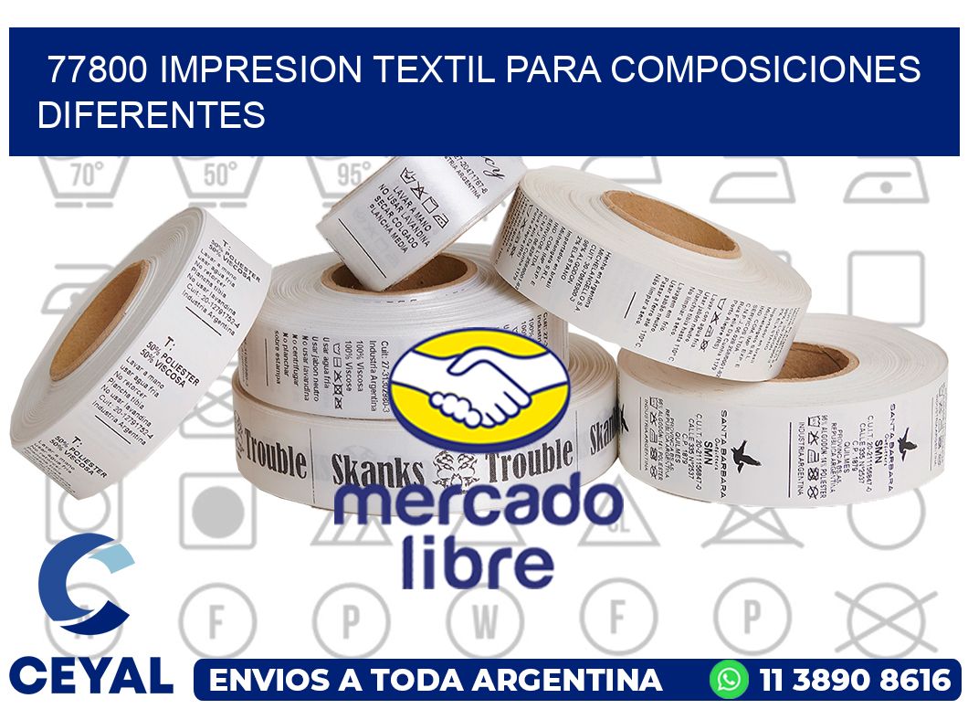 77800 IMPRESION TEXTIL PARA COMPOSICIONES DIFERENTES