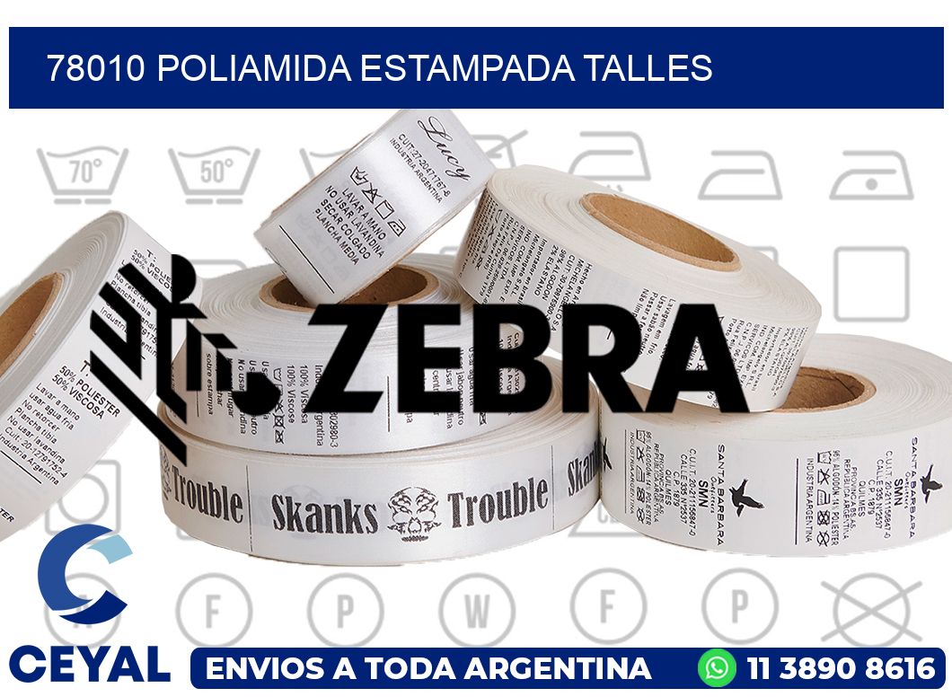 78010 POLIAMIDA ESTAMPADA TALLES