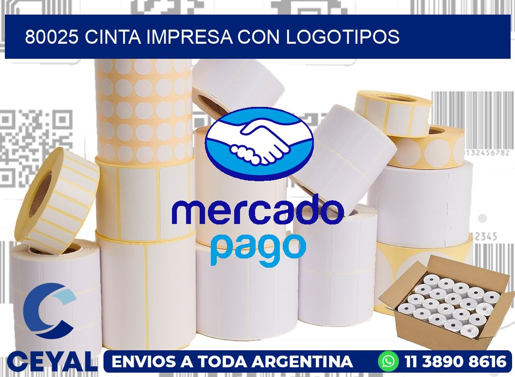 80025 CINTA IMPRESA CON LOGOTIPOS