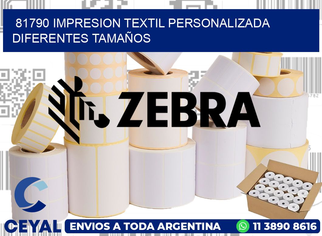 81790 IMPRESION TEXTIL PERSONALIZADA DIFERENTES TAMAÑOS