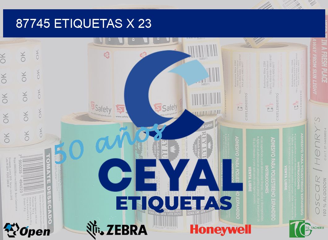 87745 Etiquetas x 23