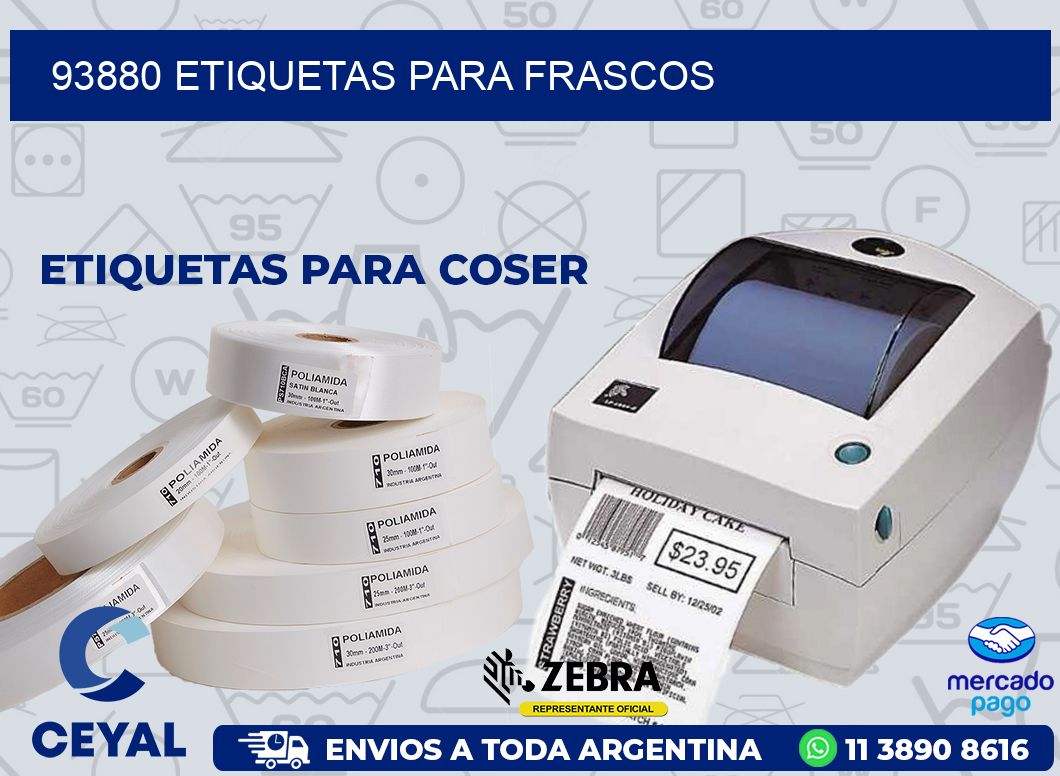 93880 ETIQUETAS PARA FRASCOS