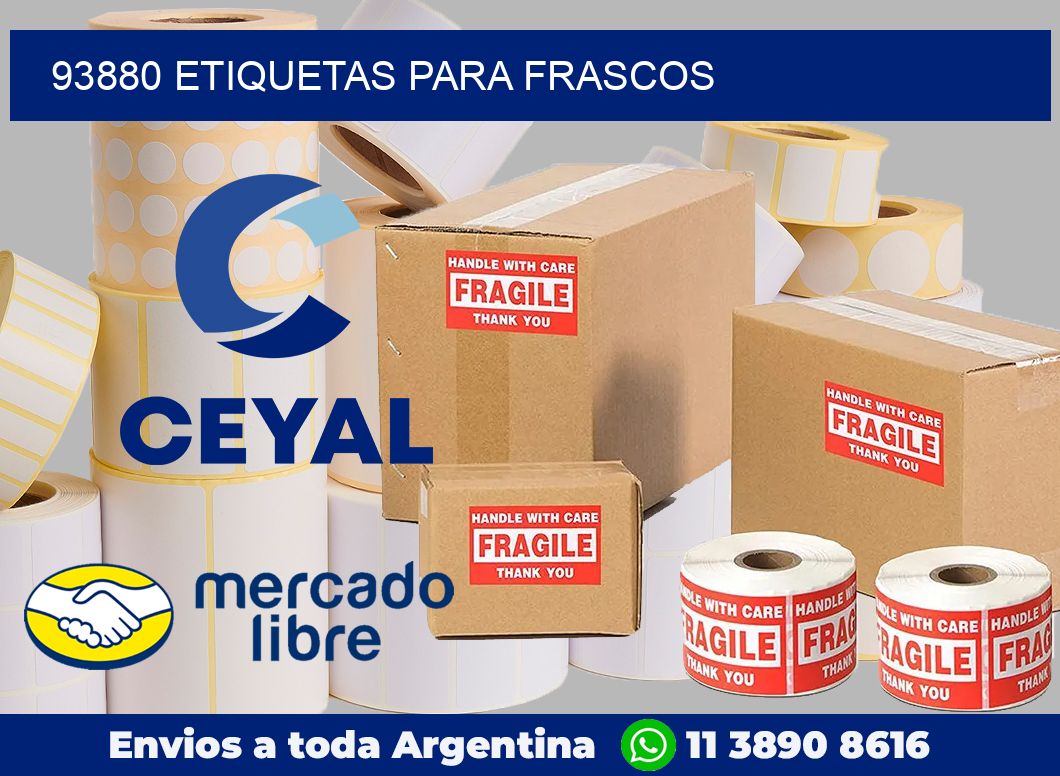 93880 ETIQUETAS PARA FRASCOS