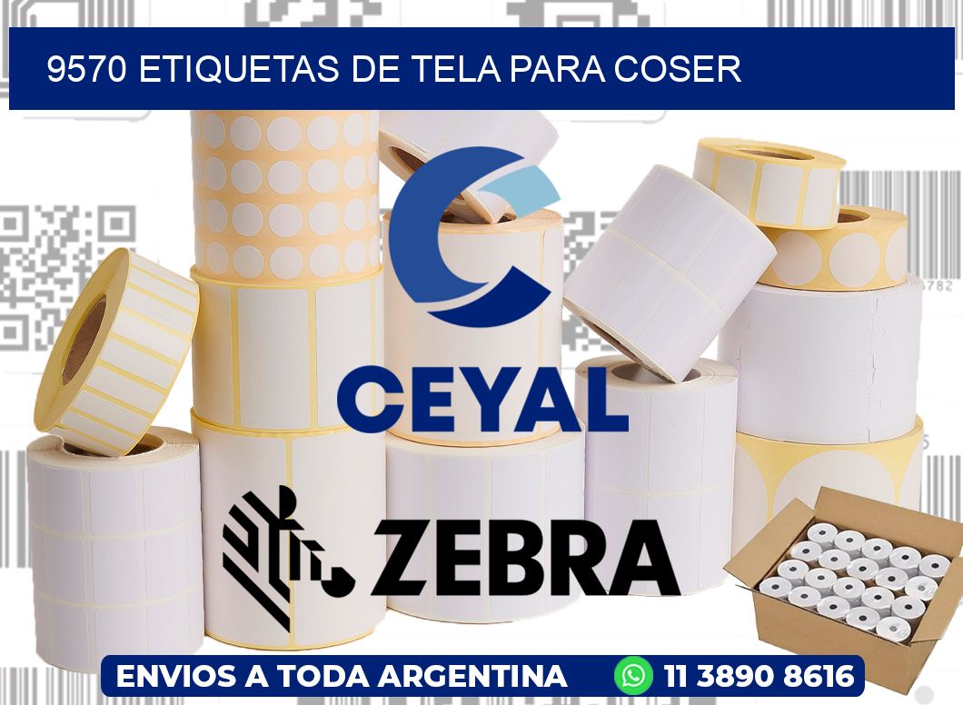 9570 ETIQUETAS DE TELA PARA COSER