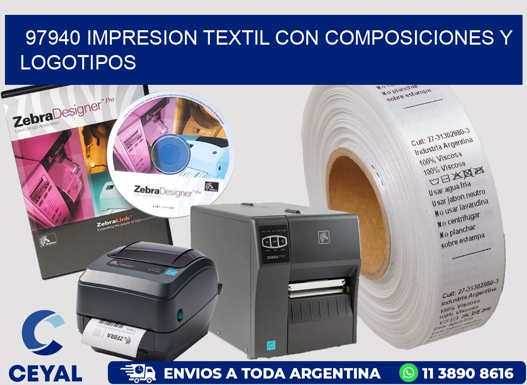 97940 IMPRESION TEXTIL CON COMPOSICIONES Y LOGOTIPOS