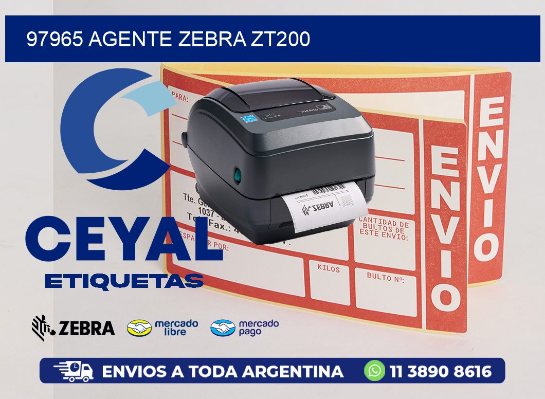 97965 AGENTE ZEBRA ZT200