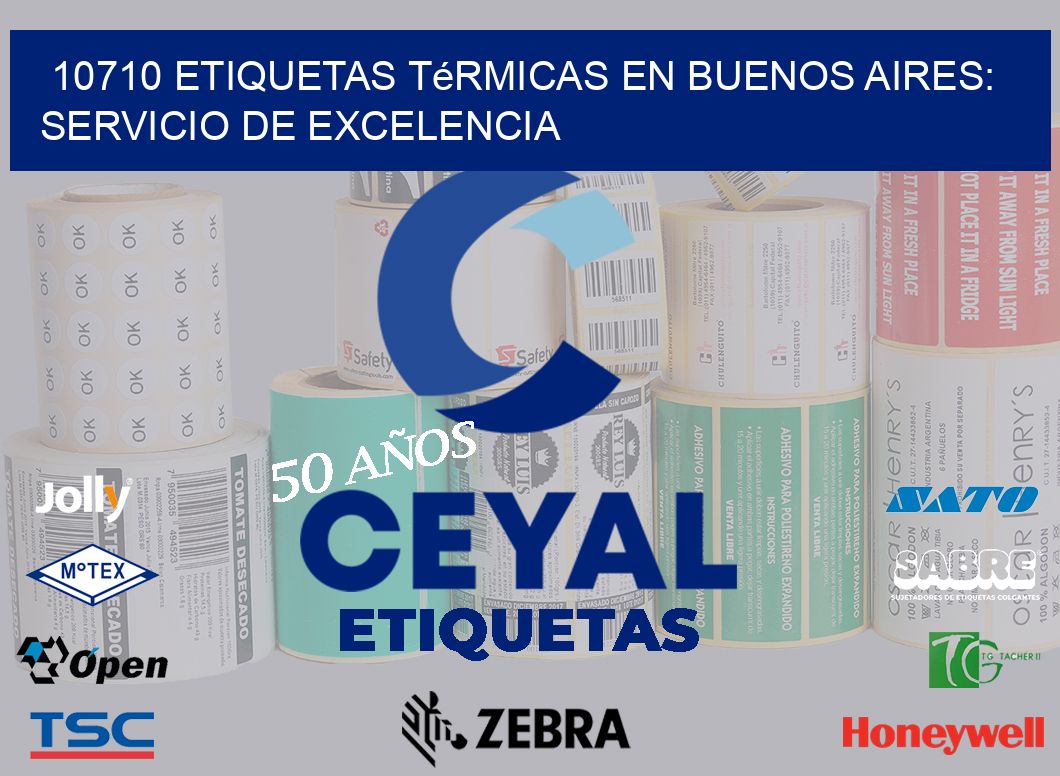 10710 Etiquetas Térmicas en Buenos Aires: Servicio de Excelencia
