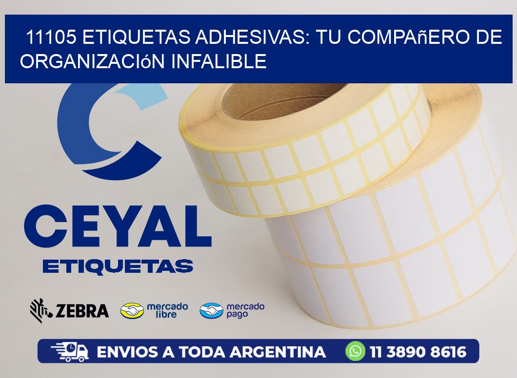 11105 Etiquetas Adhesivas: Tu Compañero de Organización Infalible
