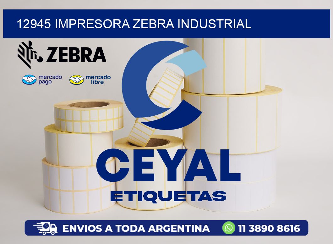 12945 IMPRESORA ZEBRA INDUSTRIAL