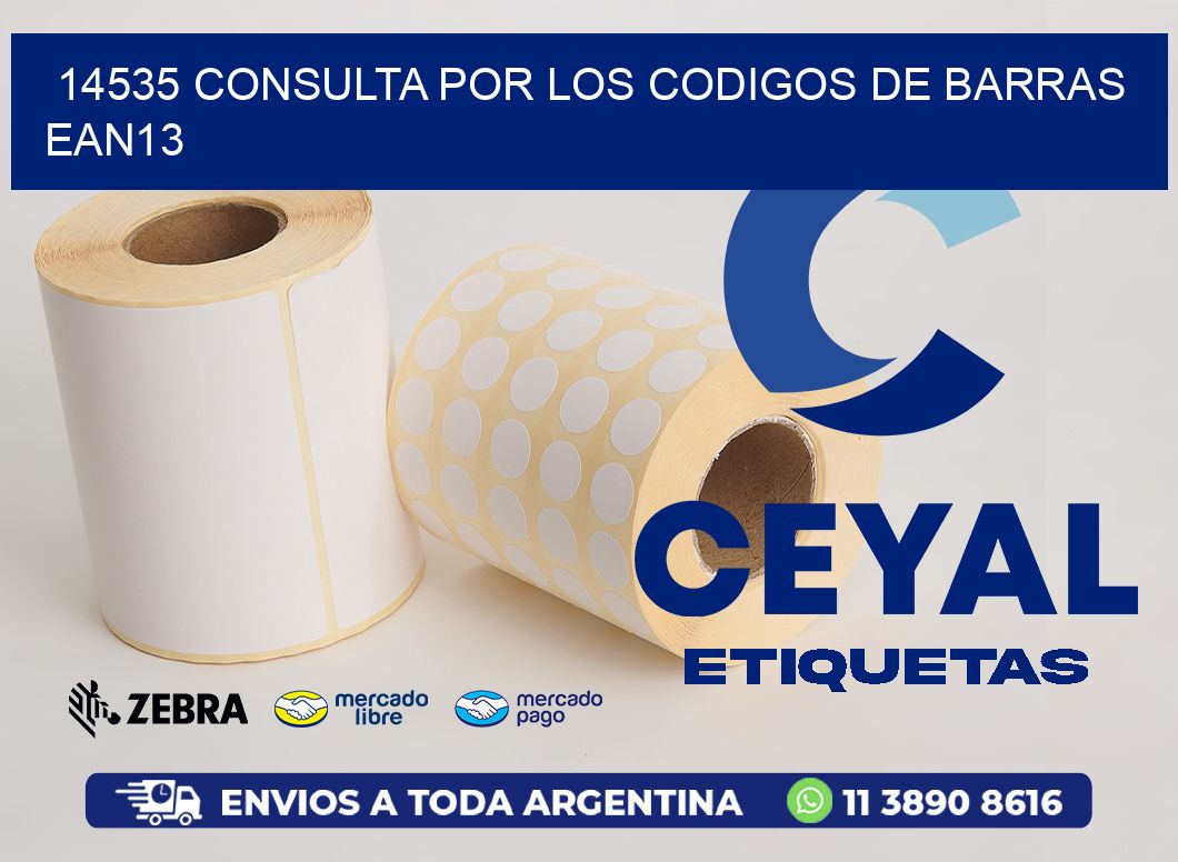 14535 CONSULTA POR LOS CODIGOS DE BARRAS EAN13