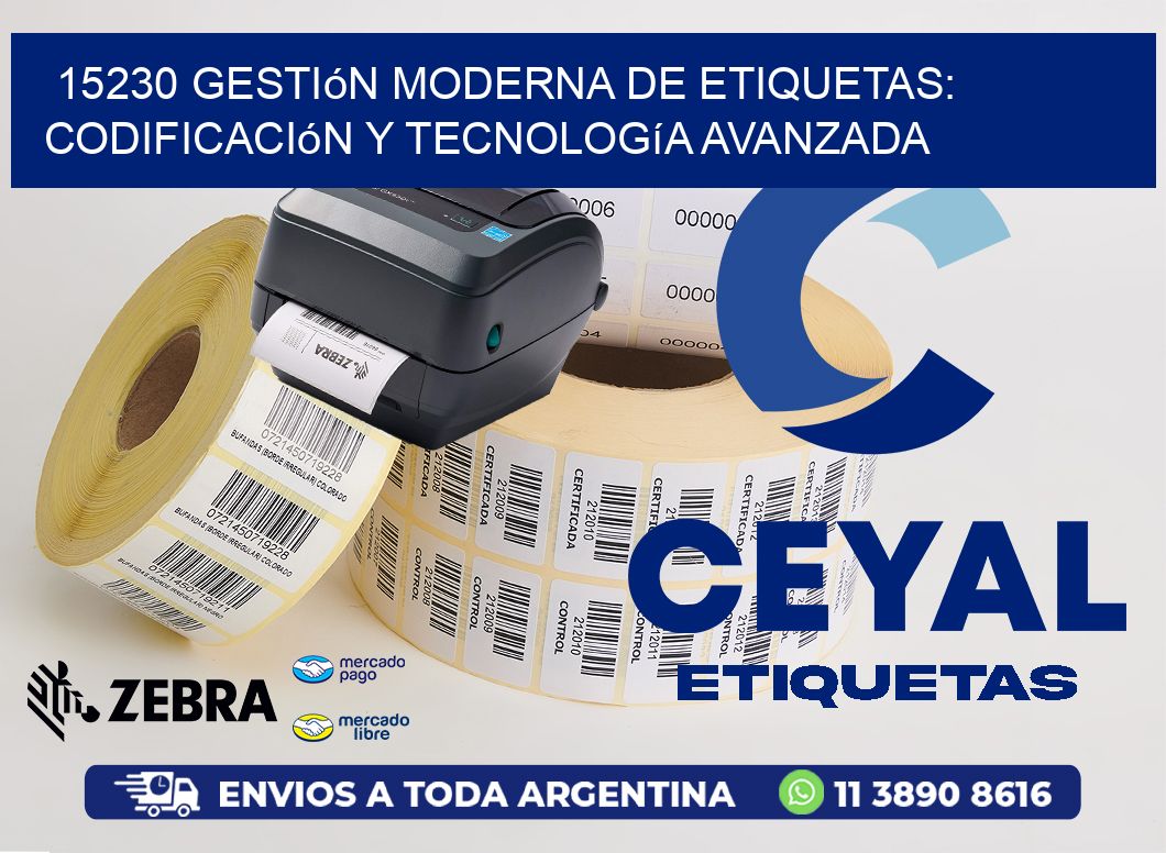 15230 Gestión Moderna de Etiquetas: Codificación y Tecnología Avanzada