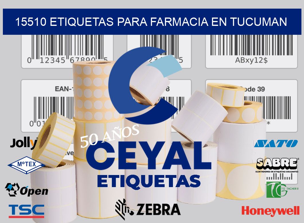 15510 ETIQUETAS PARA FARMACIA EN TUCUMAN