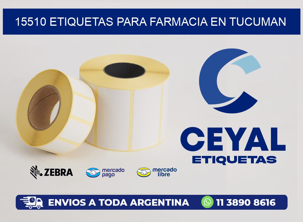 15510 ETIQUETAS PARA FARMACIA EN TUCUMAN