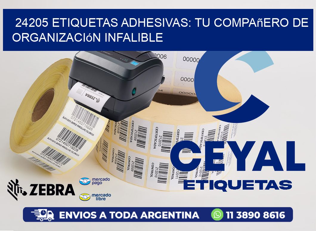 24205 Etiquetas Adhesivas: Tu Compañero de Organización Infalible