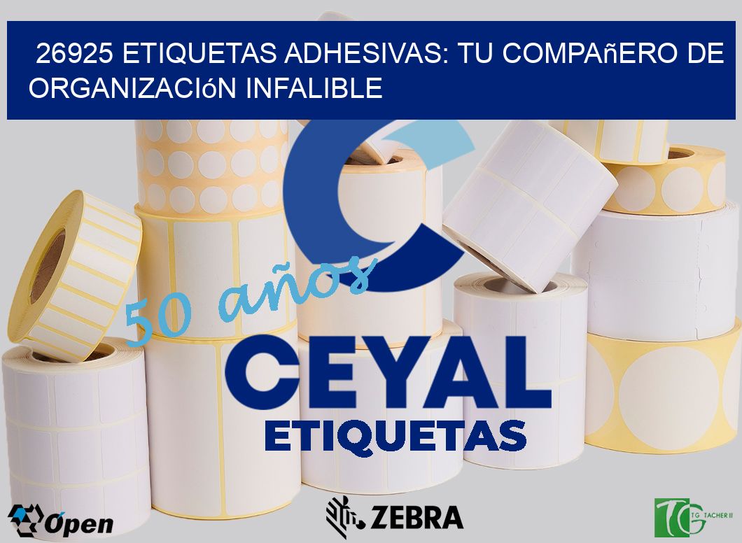 26925 Etiquetas Adhesivas: Tu Compañero de Organización Infalible