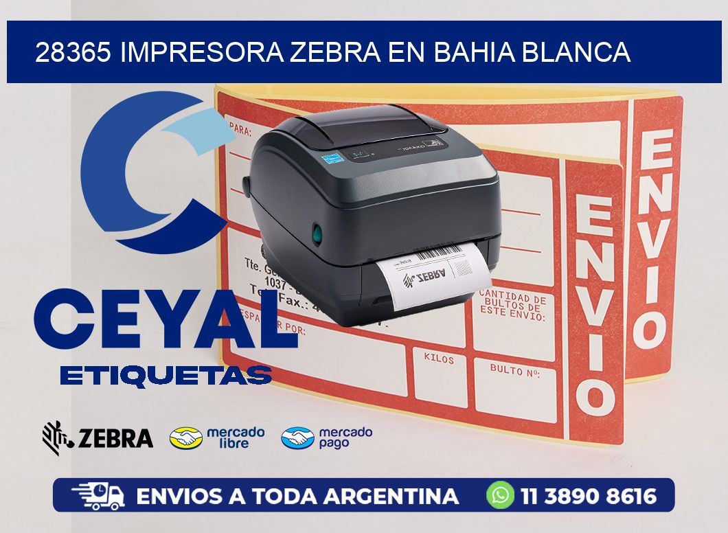 28365 IMPRESORA ZEBRA EN BAHIA BLANCA