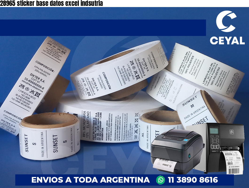 28965 sticker base datos excel indsutria