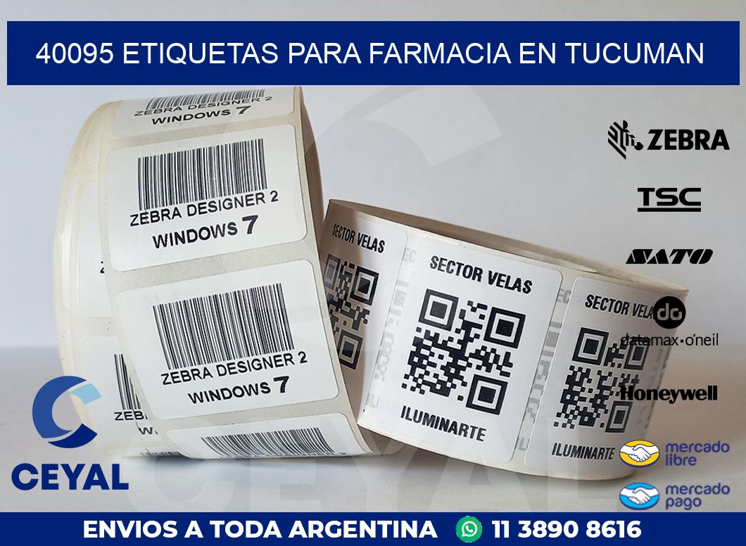 40095 ETIQUETAS PARA FARMACIA EN TUCUMAN