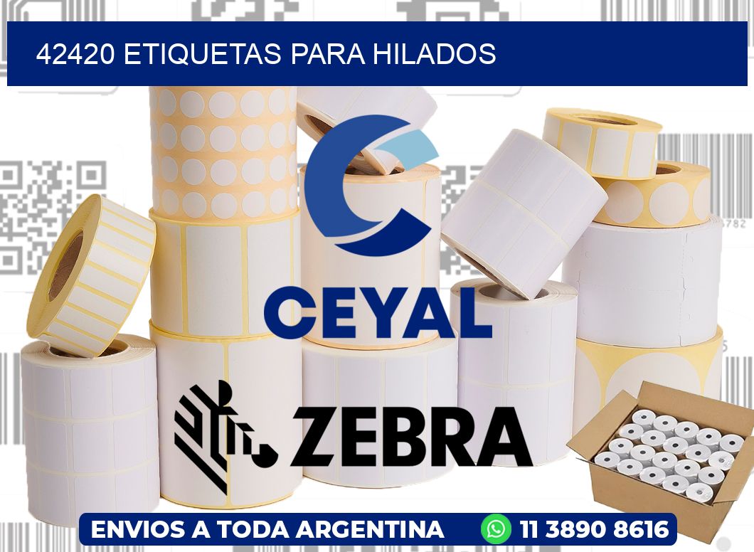 42420 ETIQUETAS PARA HILADOS