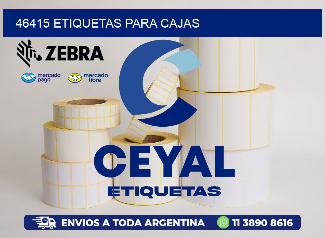 46415 Etiquetas para cajas